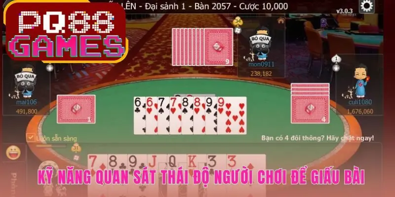 Quan sát thái độ đối thủ là mảnh ghép hoàn thiện thủ thuật chặt heo